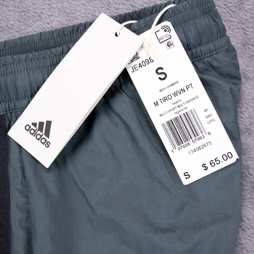 Adidas Men's Small TIRO 24 Lightweight Soccer Track‎ Jogger Pants Green Training